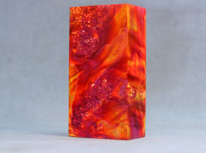 Stabilized Maple Burl Wood Mod Block